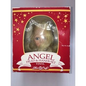 Fibre Craft Vinyl Angel Head and Hands Set NIP